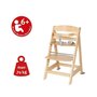 Voir la diapositive 2 : Roba ROBA Chaise Haute Évolutive Born Up 2 en 1 + Transat Inclinable - Sternenzauber - Des la Naissance - Bois Naturel