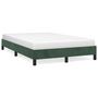 Voir la diapositive 2 : VIDAXL Cadre de lit sans matelas vert fonce 120x190 cm velours