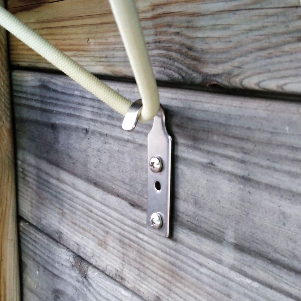 LINXOR Lot de 20 crochets inox + 40 vis pour piscine hors sol en bois