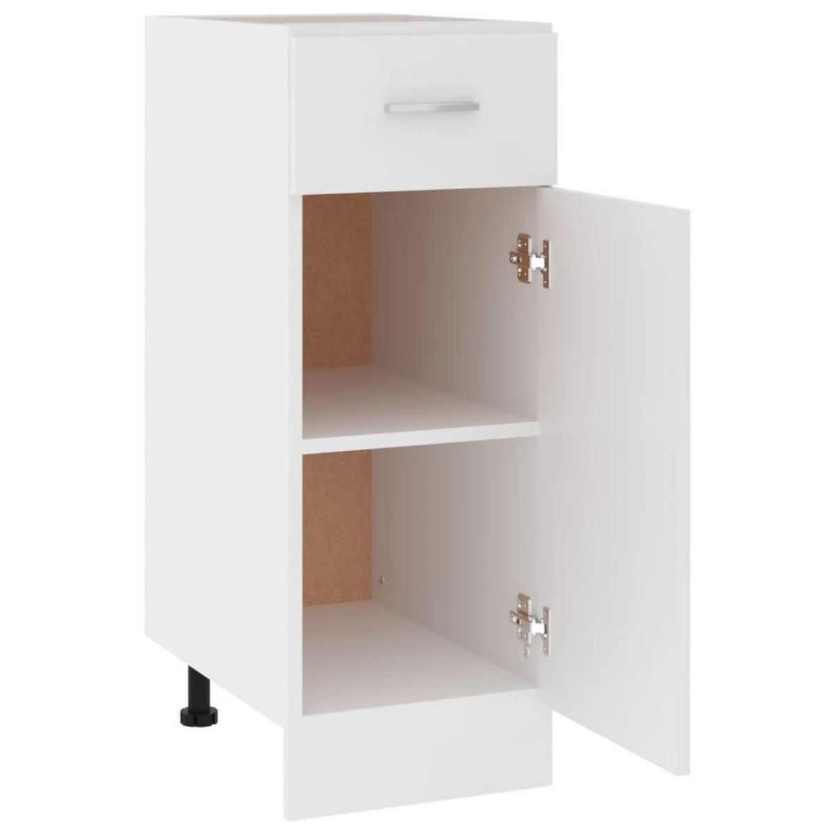 VIDAXL Armoire de plancher a tiroir Blanc 30x46x81,5cm Bois ingenierie