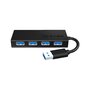 Voir la diapositive 2 : Icy Box Hub USB Icy-Box IB-AC6104-B avec 4 ports USB 3.0
