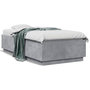 Voir la diapositive 5 : VIDAXL Cadre de lit avec LED sans matelas gris beton 90x190 cm