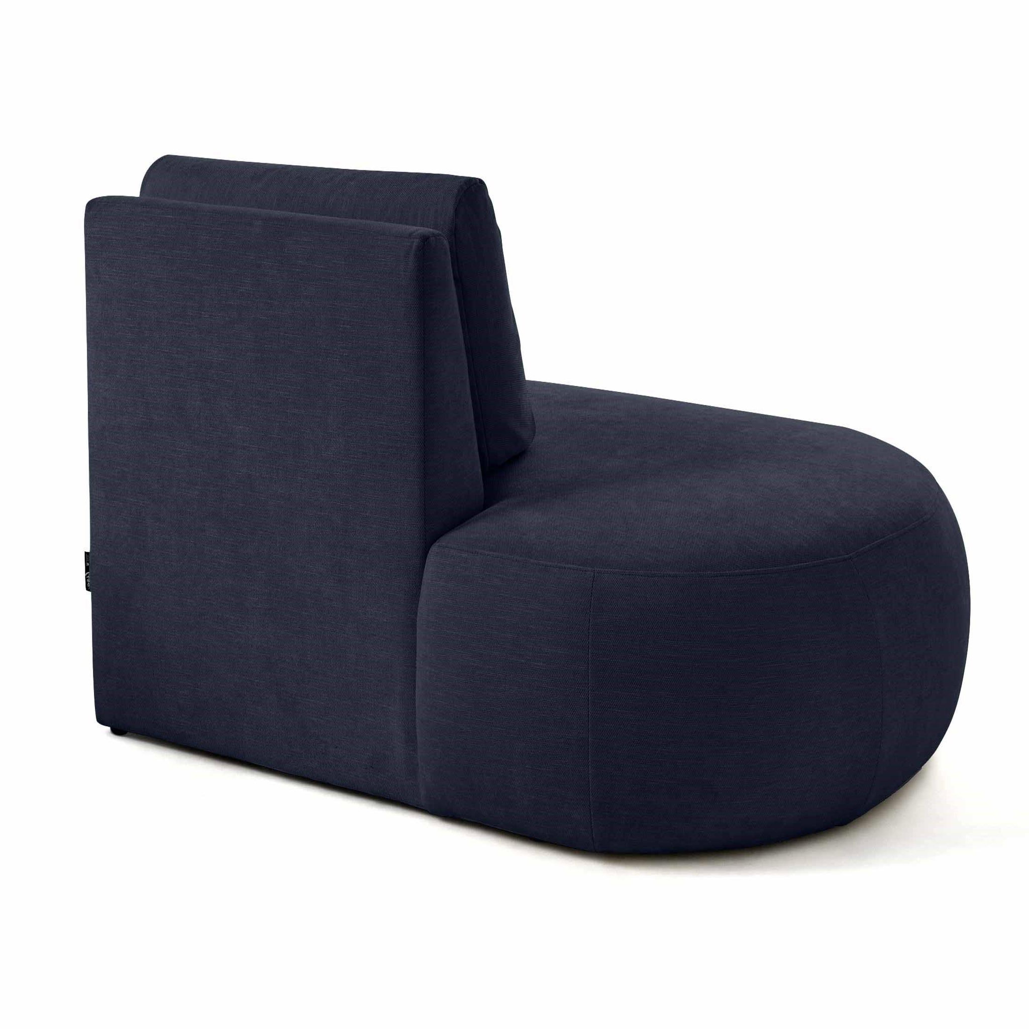 Voir la diapositive 5 : LISA DESIGN Santorini - module d'assise gauche - en tissu texturé