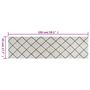 Voir la diapositive 5 : VIDAXL Tapis de cuisine lavable impression carree 45x150 cm velours