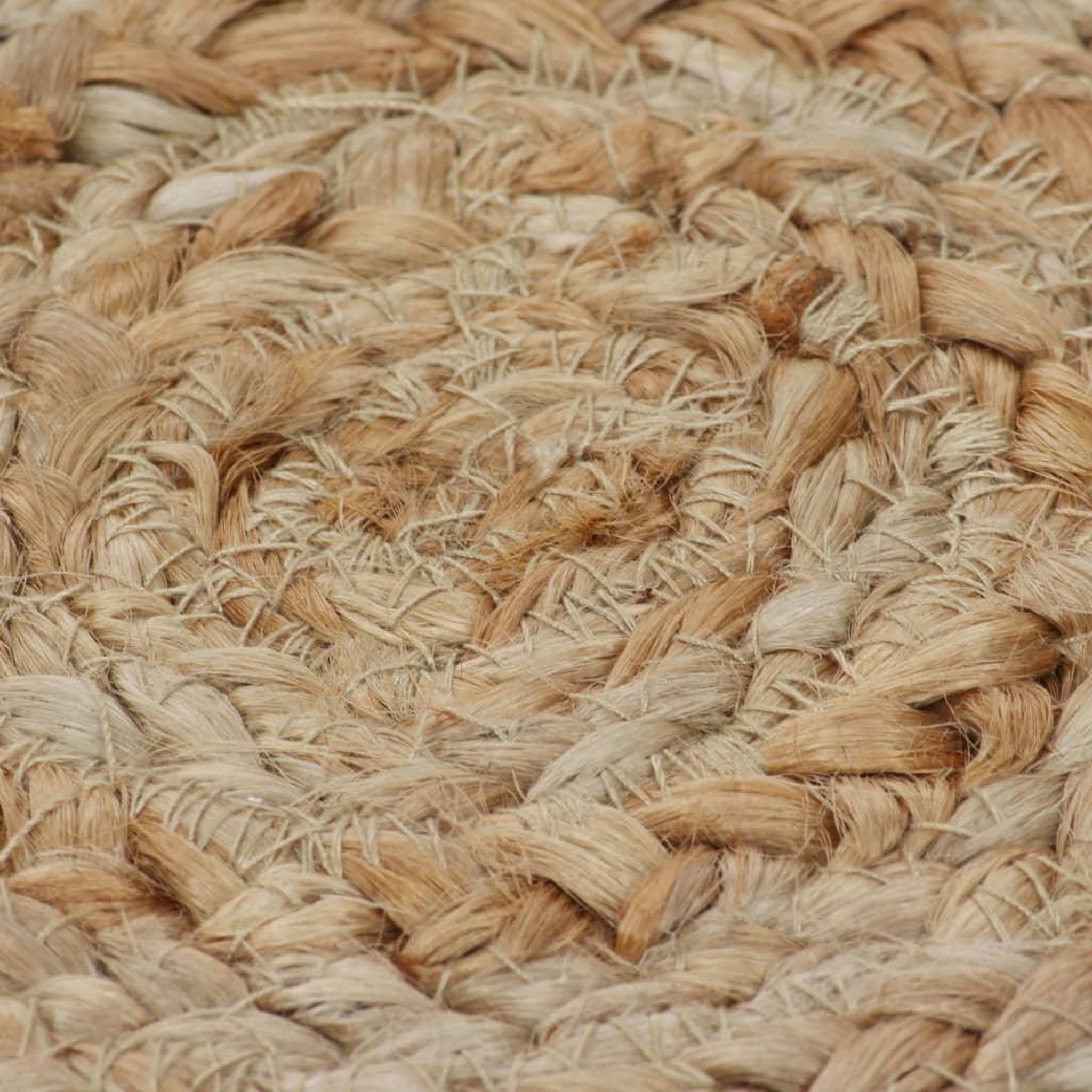 Voir la diapositive 4 : VIDAXL Tapis Design tresse Jute 240 cm Rond