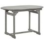 Voir la diapositive 3 : VIDAXL Table a dîner de jardin (120-170)x80x75 cm Bois d'acacia massif