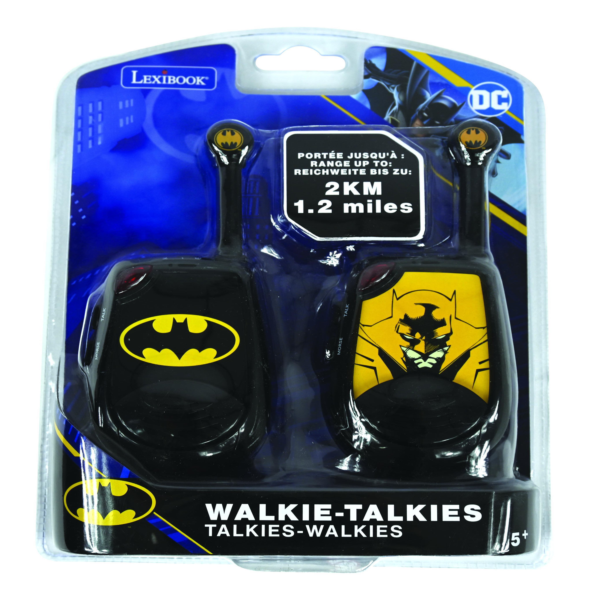 Voir la diapositive 6 : Lexibook Talkie-Walkies Batman portée 2km fonction morse