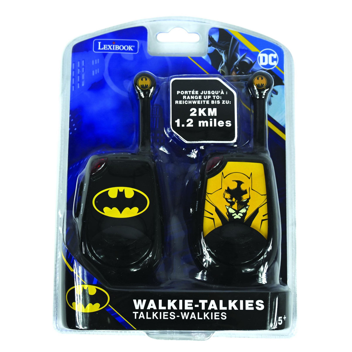 Lexibook Talkie-Walkies Batman portée 2km fonction morse