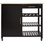 Voir la diapositive 2 : ATMOSPHERA Desserte de Cuisine  Claude  100cm Noir
