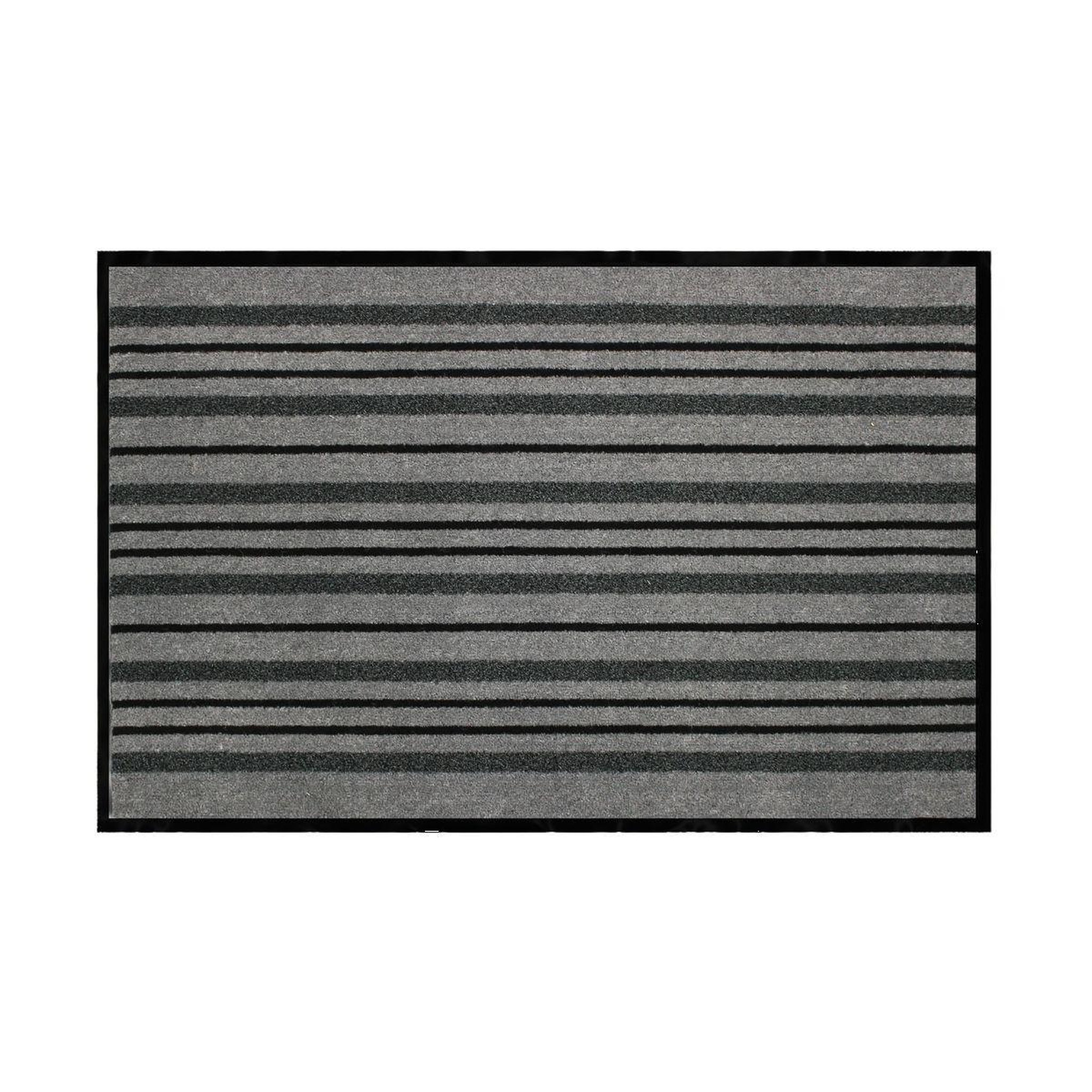 Douceur d'Intérieur Tapis d'Entrée Anti-Poussière  Piano  80x120cm Gris