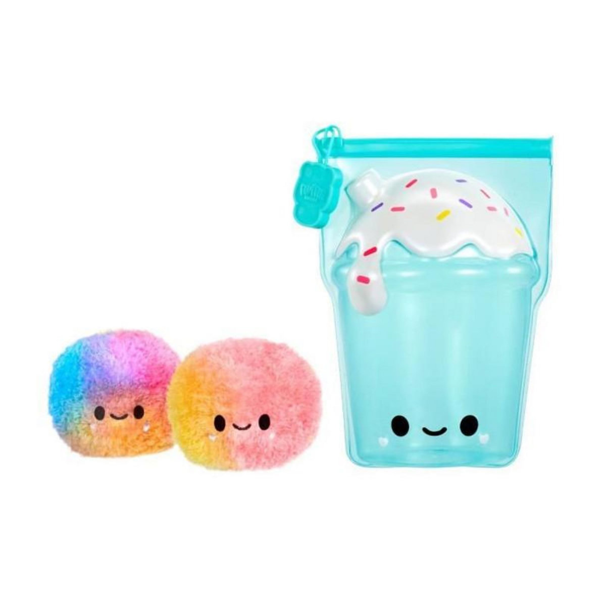 L.O.L. SURPRISE! Fluffie Stuffiez - Peluche ASMR a personnaliser - BOBA - Rembourrage a retirer et découvrir un autre personnage - Dés 4 ans