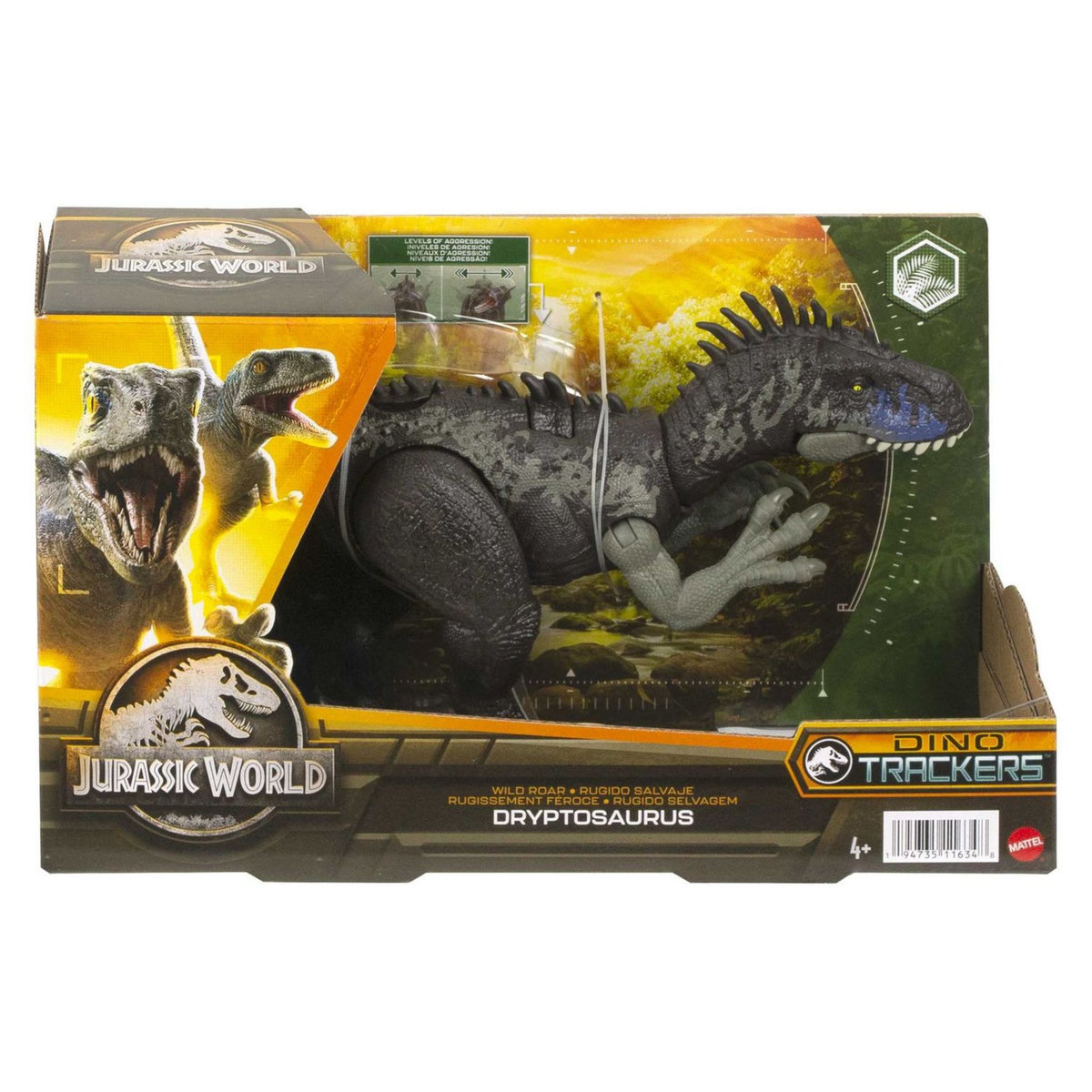 JURASSIC WORLD Dryptosaurus sonore rugissement féroce Jurassic World