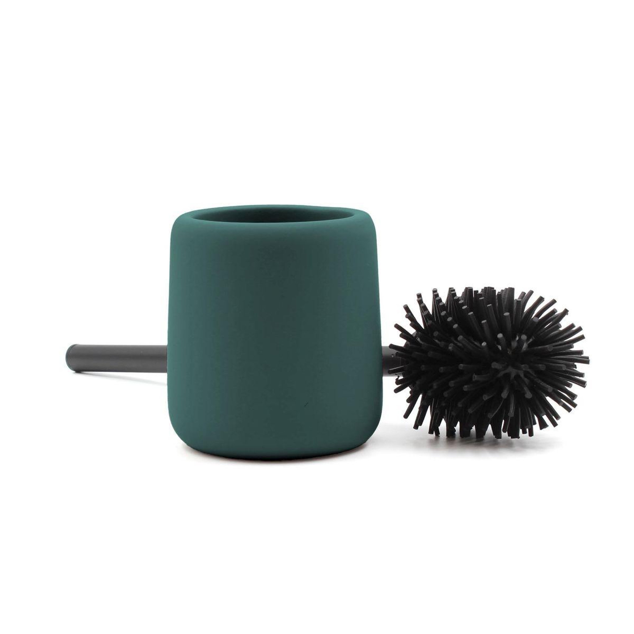 Voir la diapositive 2 : Douceur d'Intérieur Brosse wc en céramique  ceralia  38cm emeraude