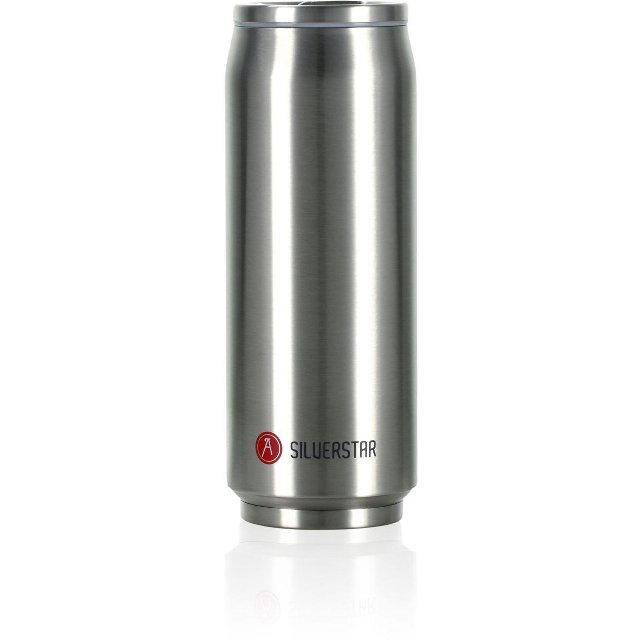 Les Artistes Mug isotherme Pull metal argent brillant 500ml