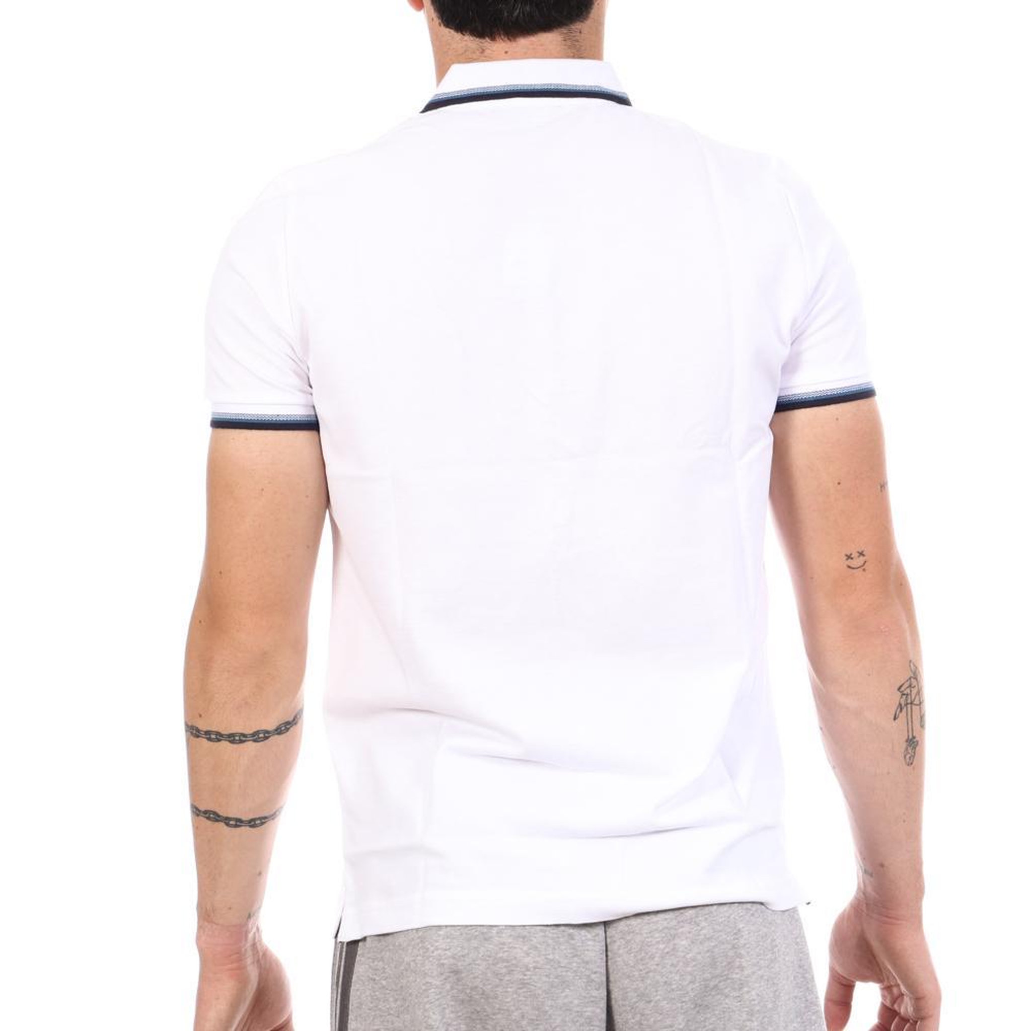 Voir la diapositive 2 : TBS Polo Blanc Homme TBS Yvanepol