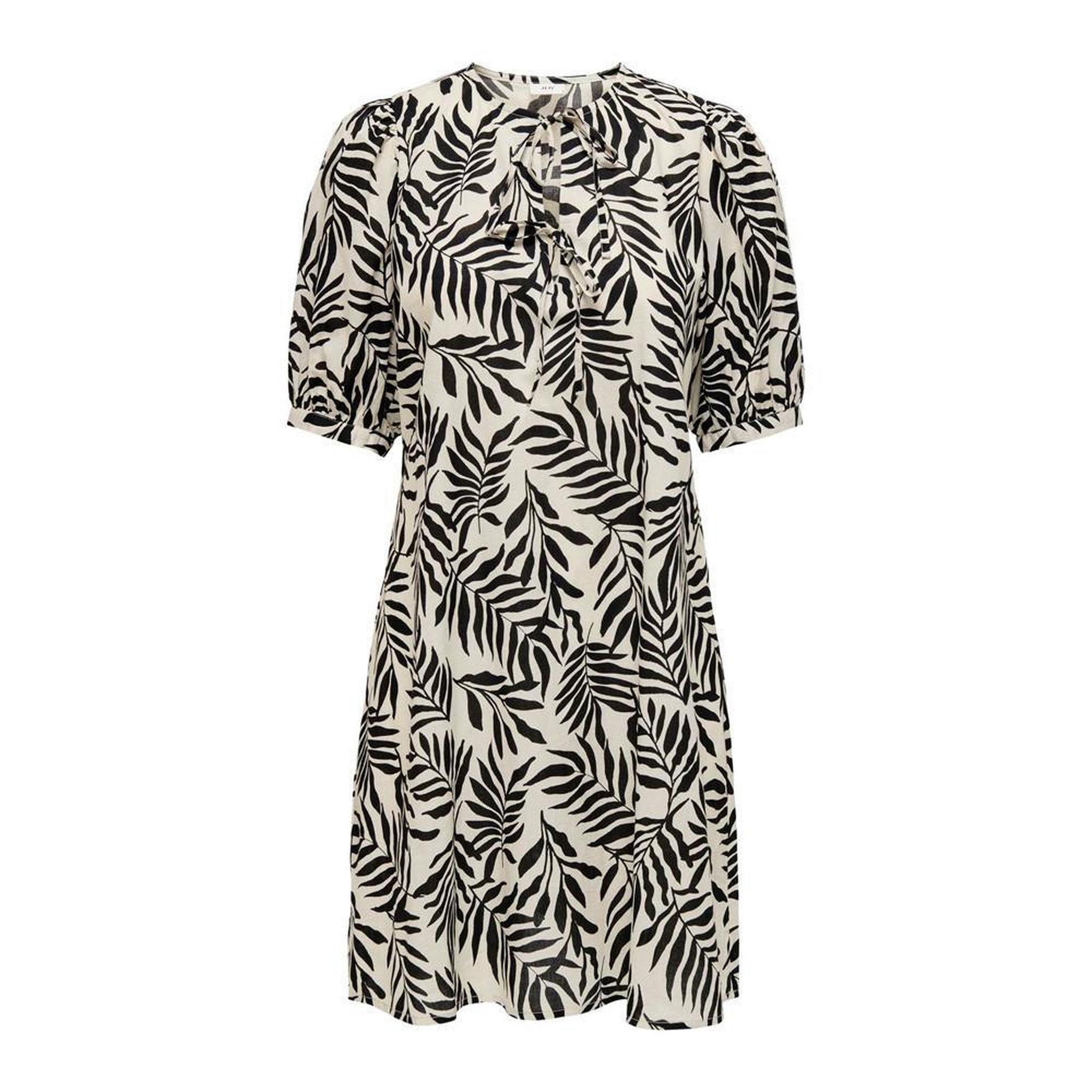 JACQUELINE DE YONG Robe Beige/Noire Femme JDY Mia. Coloris disponibles : Noir