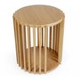 Voir la diapositive 3 : Paris Prix Table d'Appoint Design  Drume  58cm Chêne