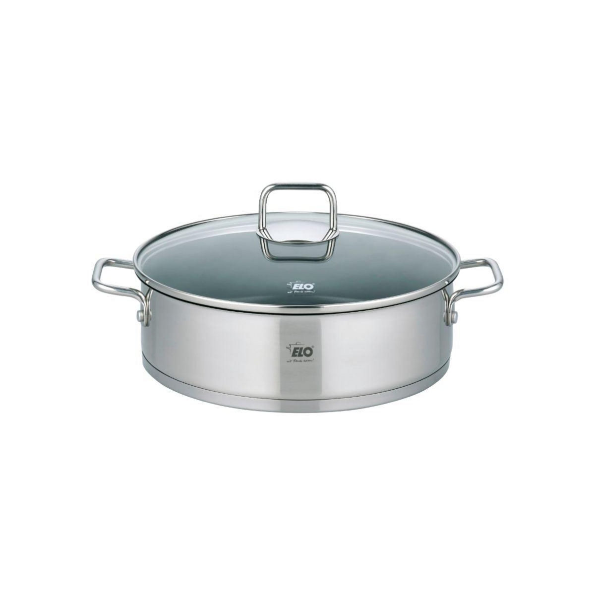 ELO Sautoir 28 cm en acier inoxydable 18/10 antiadhésif Elo Citrin