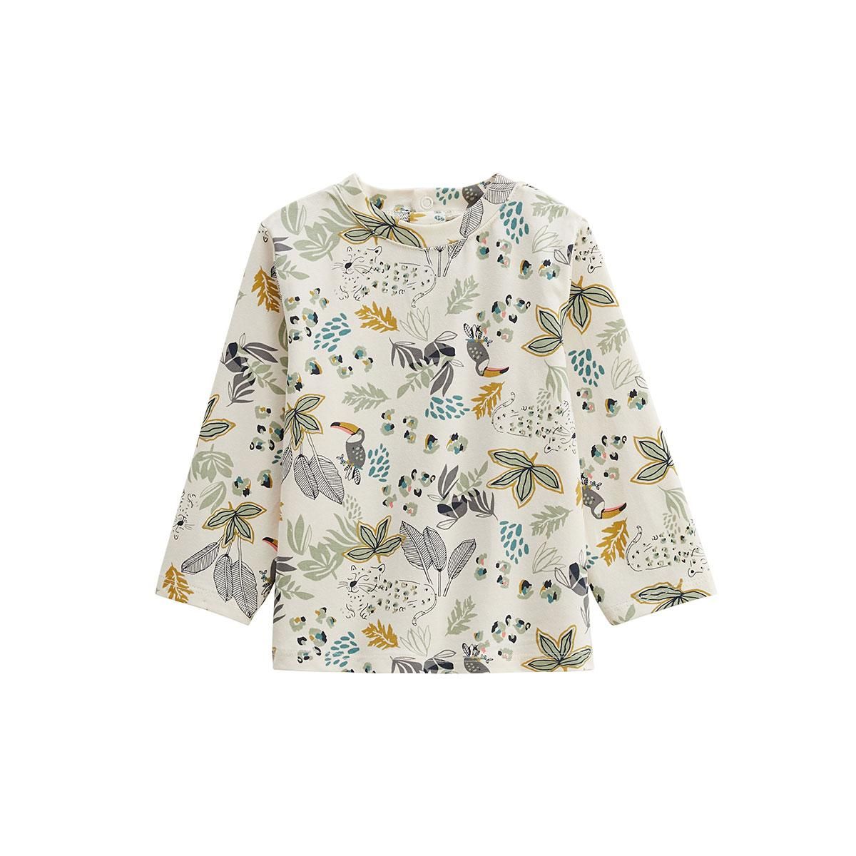 Petit Béguin Ensemble salopette bébé et t-shirt Boavista