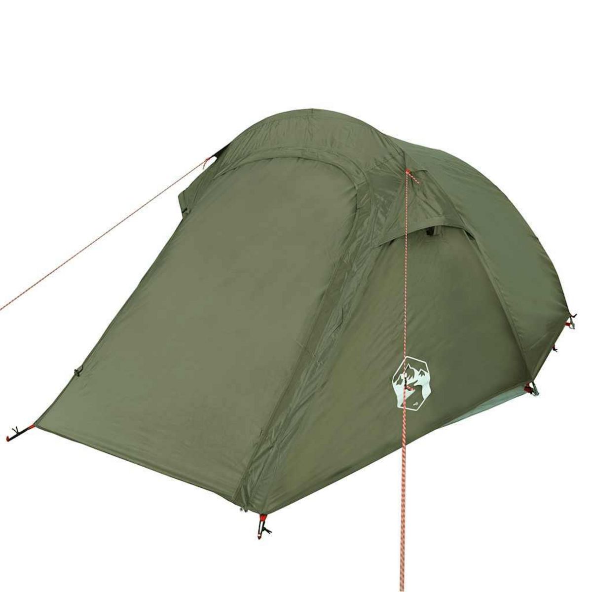 VIDAXL Tente de camping tunnel 2 personnes vert olive impermeable