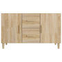 Voir la diapositive 3 : VIDAXL Buffet chene sonoma 100x36x60 cm bois d'ingenierie