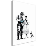 Paris Prix Tableau Imprimé  Dorothy & Policeman. Coloris disponibles : Multicolore