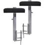 Voir la diapositive 4 : VIDAXL Set de 2 supports a barre inclinable 63 - 88 cm pour remorque a bateau
