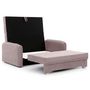 Voir la diapositive 4 : BEST MOBILIER Michelle - canapé droit 3 places convertible avec coffre en velours