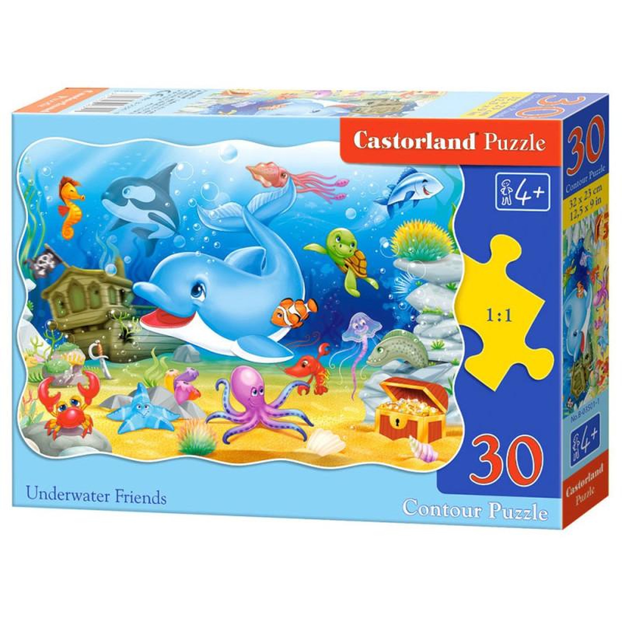Castorland CASTORLAND Puzzle Bottle Friends, 30th.