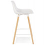 Voir la diapositive 3 : Paris Prix Tabouret de Bar Design  Grano  89cm Blanc