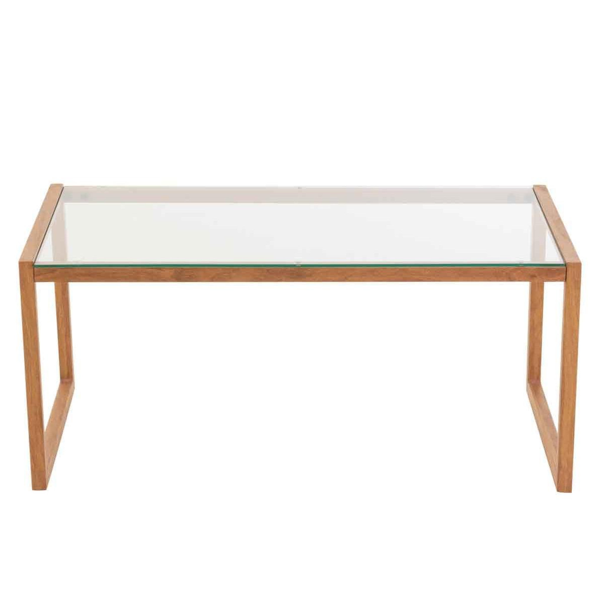 Voir la diapositive 2 : J-LINE Table basse design  fuolas  91cm naturel