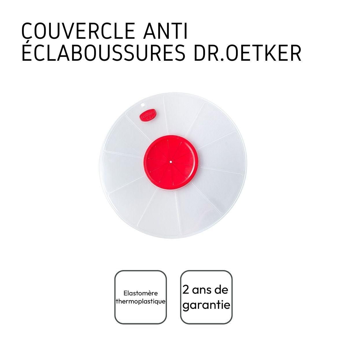 DR.OETKER Couvercle anti éclaboussures 30 cm Dr.Oetker