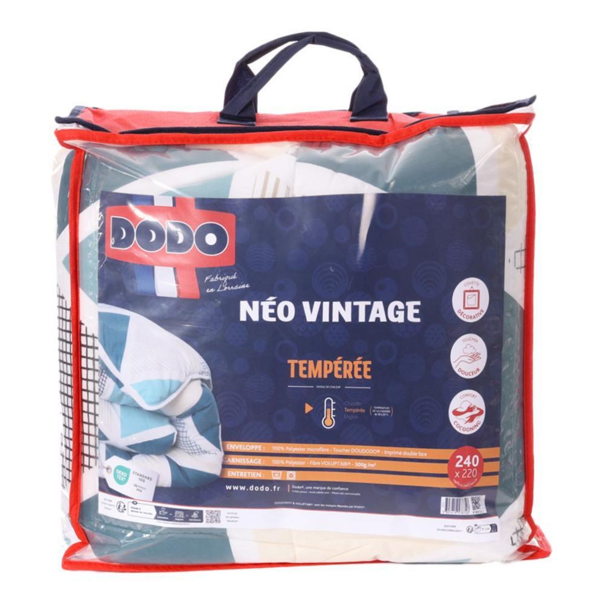 DODO Couette /Blanche Temperée Vintage Dodo