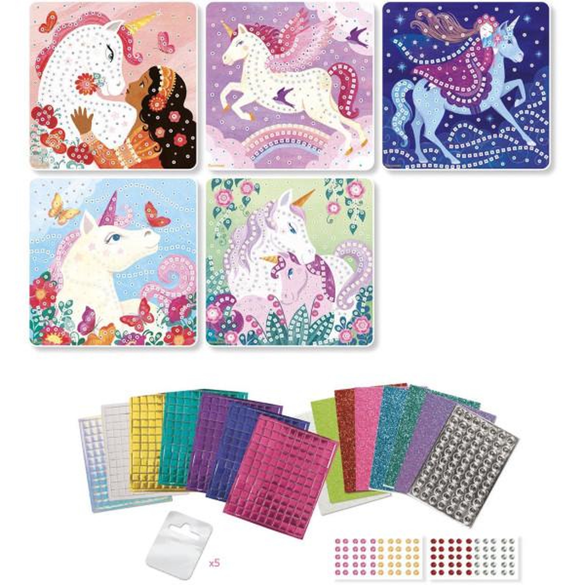 Voir la diapositive 3 : SYCOMORE Mosaiques - SYCOMORE - Stick'N Fun - Licornes - Des 5 ans