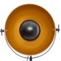 Voir la diapositive 3 : ATMOSPHERA Lampe à Poser Trépied Design  Lahti  71cm Noir & Or