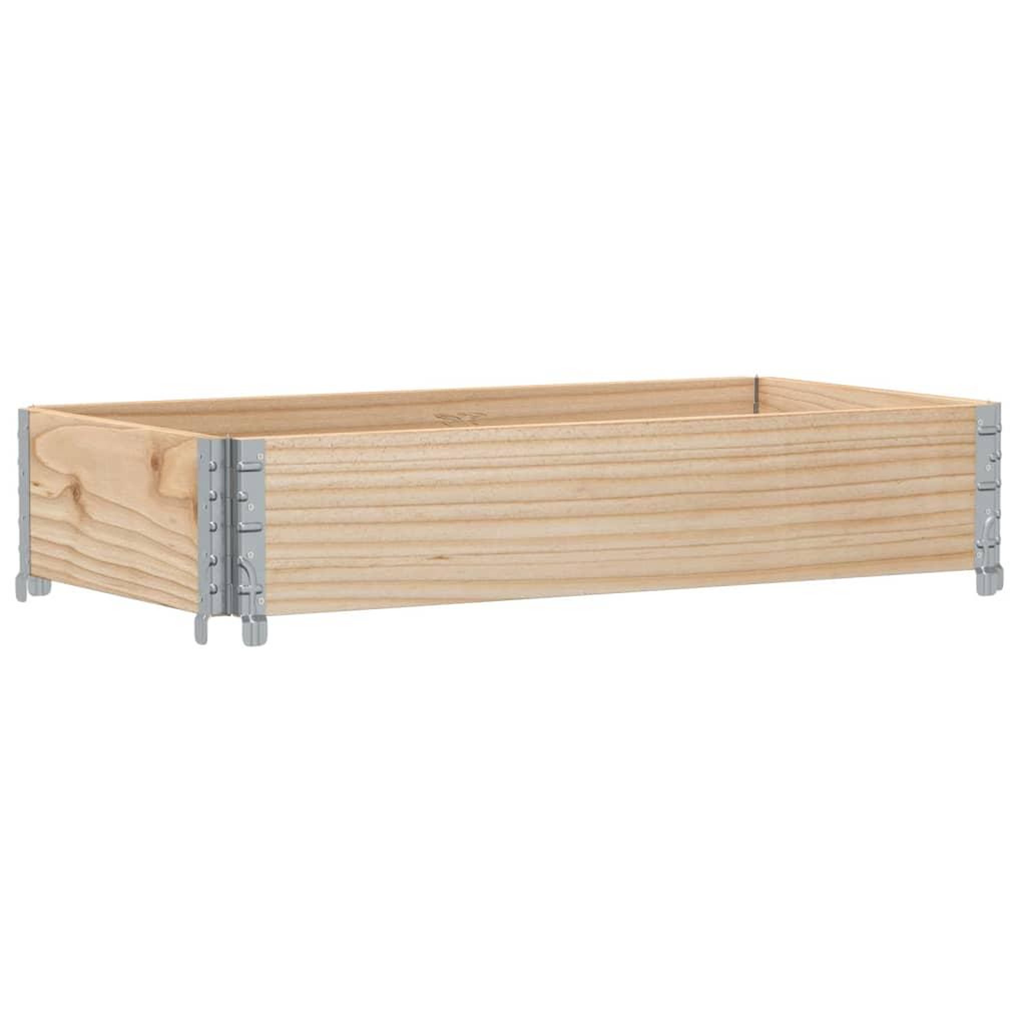 Voir la diapositive 5 : VIDAXL Jardiniere 100x50 cm bois de pin massif