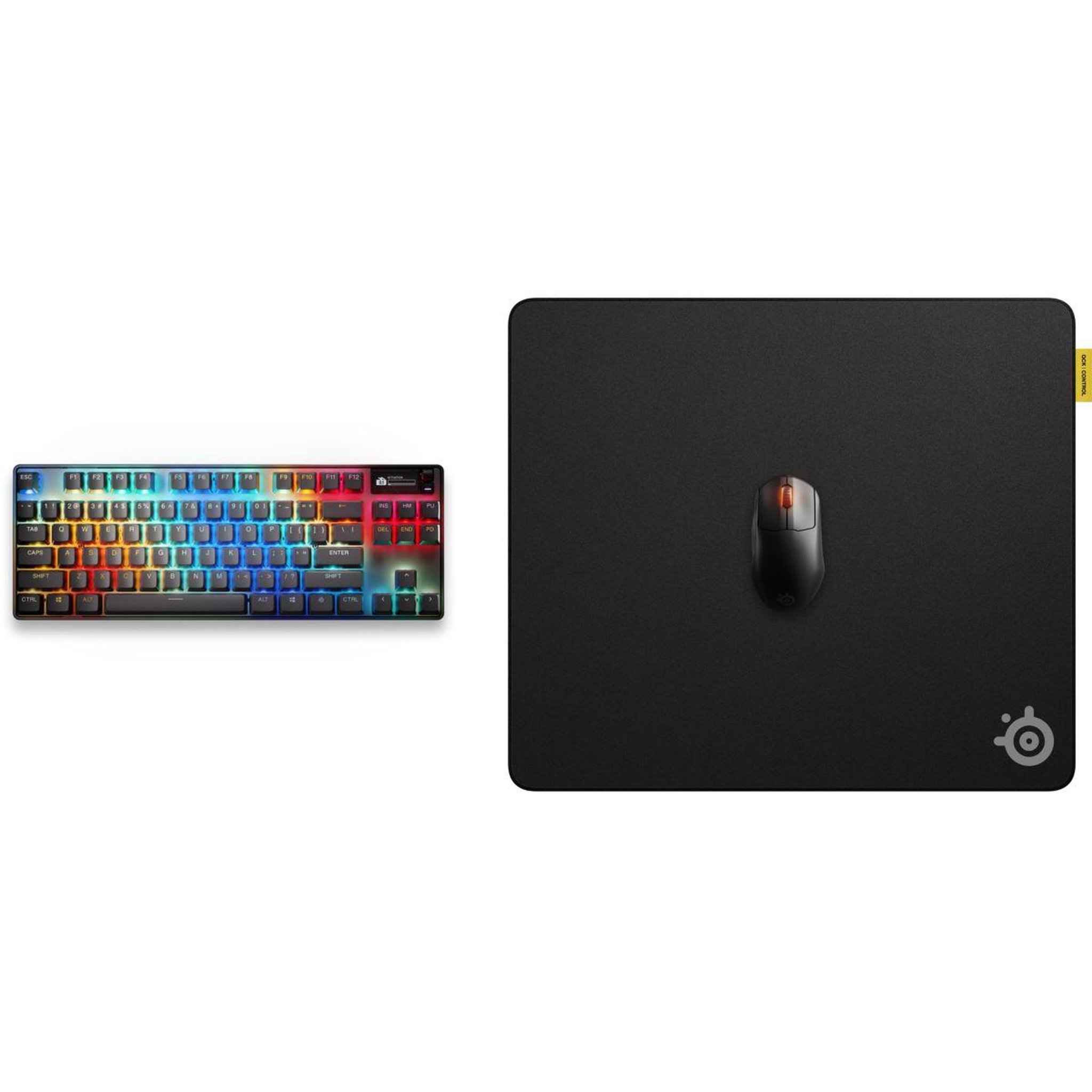 Voir la diapositive 3 : STEEL SERIES Tapis de souris QcK Perf L Control