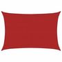 Voir la diapositive 2 : VIDAXL Voile d'ombrage 160 g/m^2 Rouge 3,5x5 m PEHD