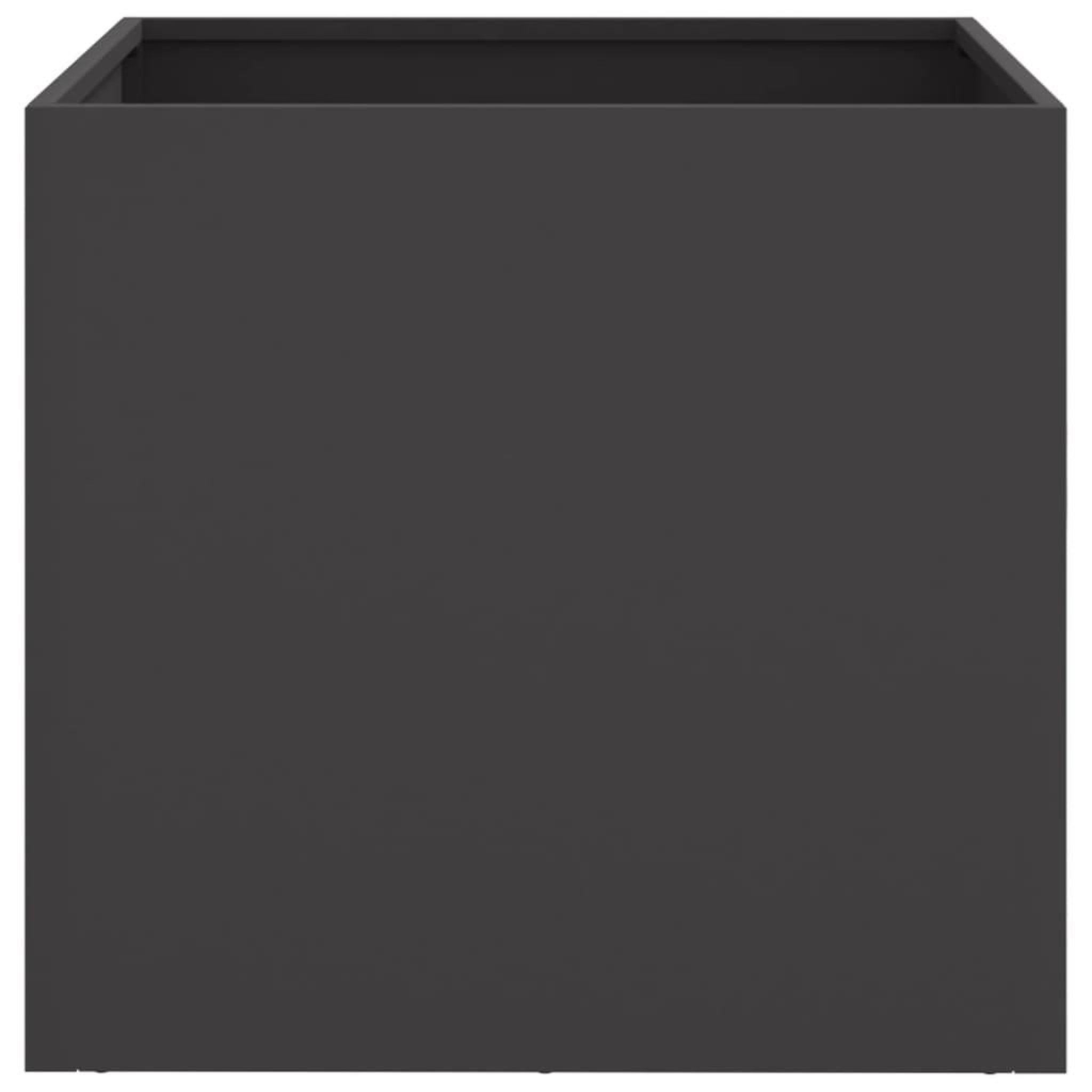 Voir la diapositive 5 : VIDAXL Jardinieres 2 pcs noir 49x47x46 cm acier