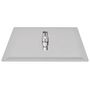 Voir la diapositive 3 : VIDAXL Tete de douche plongeante carree en acier inoxydable 30x30 cm