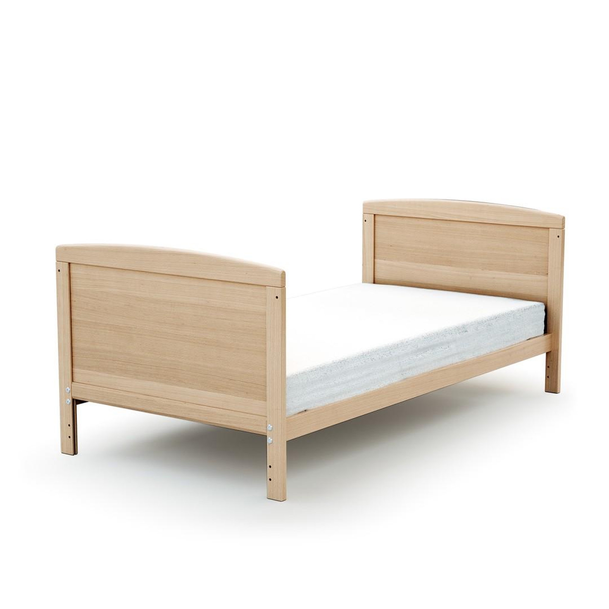 Voir la diapositive 2 : AT4 Lit bébé évolutif avec matelas ESSENTIEL 70 x 140 cm en bois