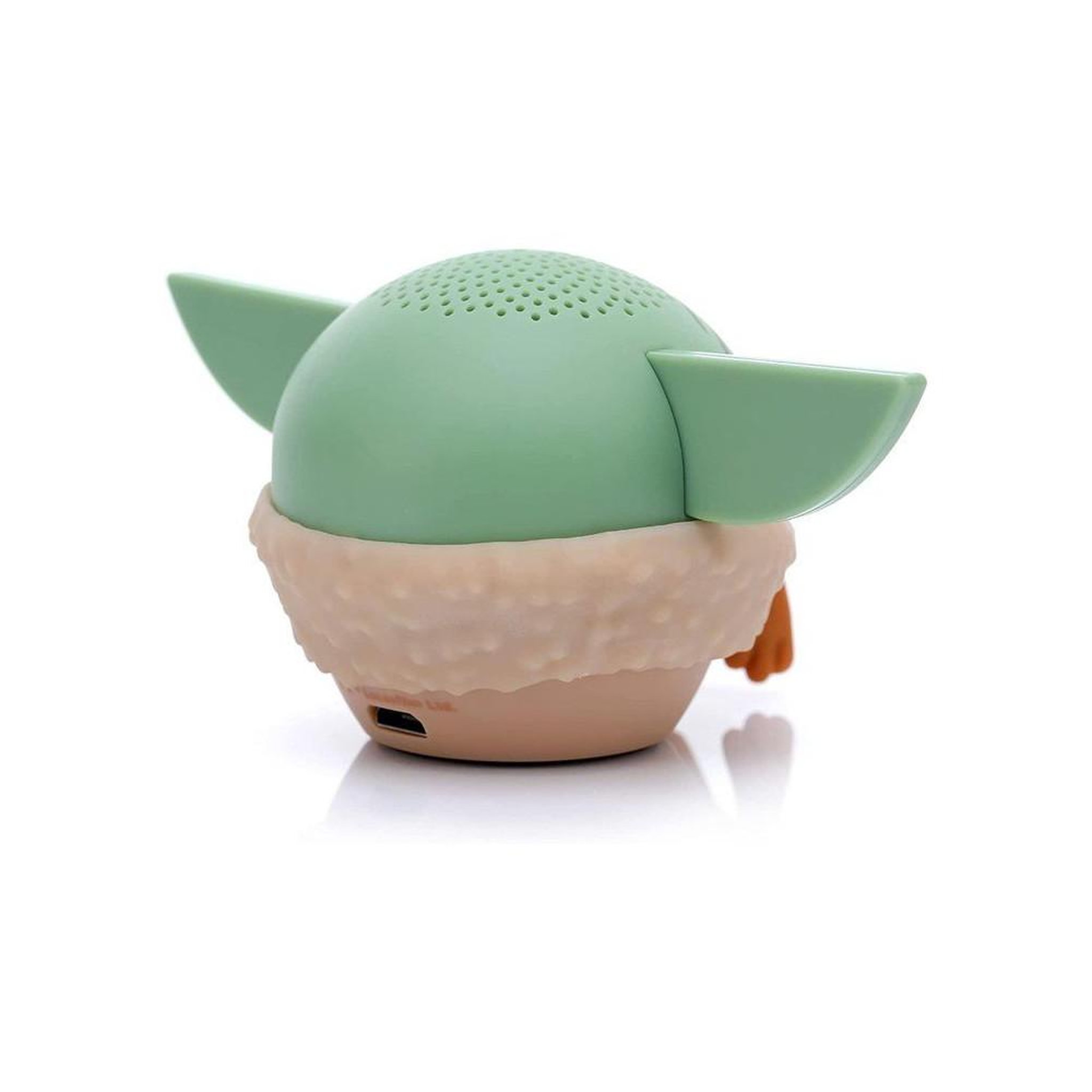 Voir la diapositive 3 : OTL TECHNOLOGIES Enceinte bluetooth enfant rechargeable à micro usb, design personnage style yoda vert et beige, autonomie >4 h, jumelage stéréo sans fil de 2 enceintes