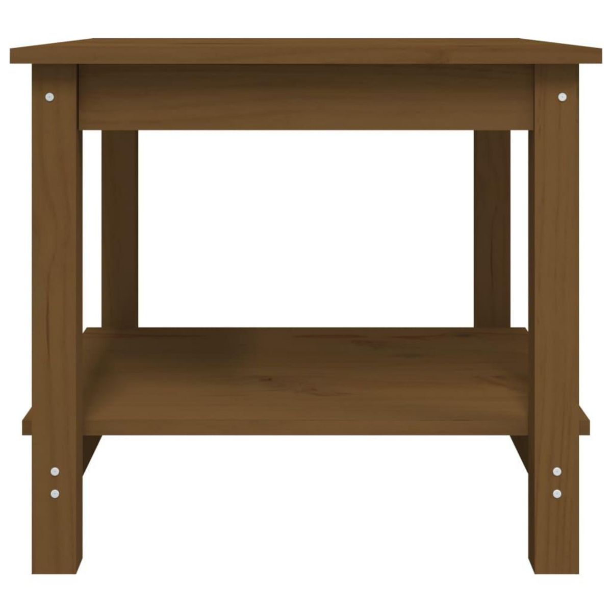 VIDAXL Table basse Marron miel 50x50x45 cm Bois massif de pin