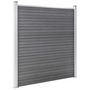 Voir la diapositive 5 : VIDAXL Cloture de jardin WPC 1391x186 cm Gris