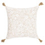 Voir la diapositive 1 : Paris Prix Coussin Déco à Pompons  Angie  45x45cm Naturel