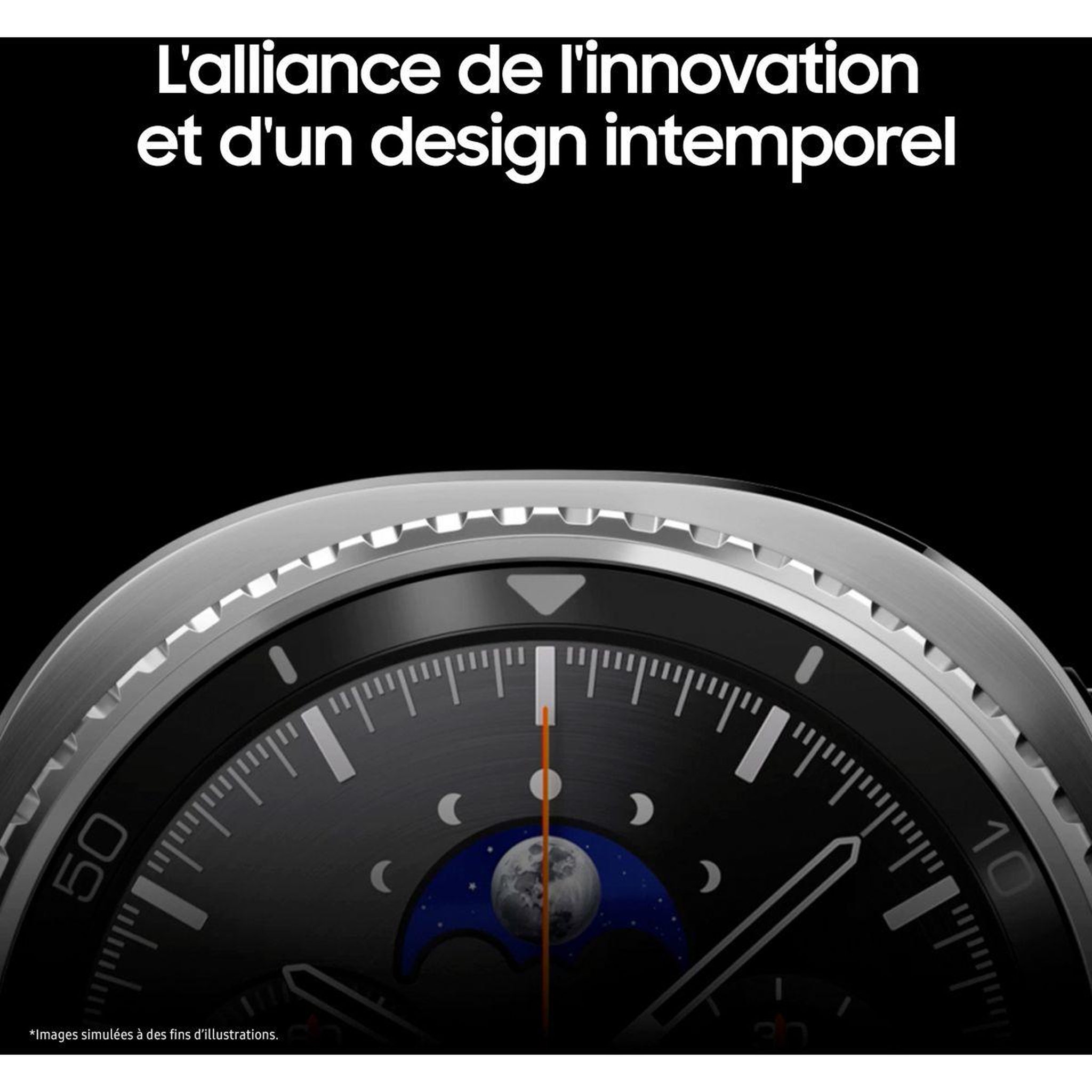 Voir la diapositive 3 : Samsung Montre connectée galaxy watch8 classic noir bt