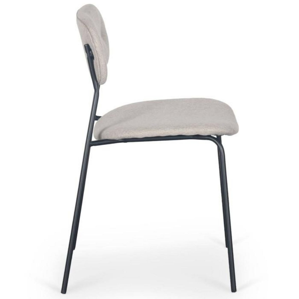 Paris Prix Lot de 4 Chaises Design  Tyler  80cm Beige