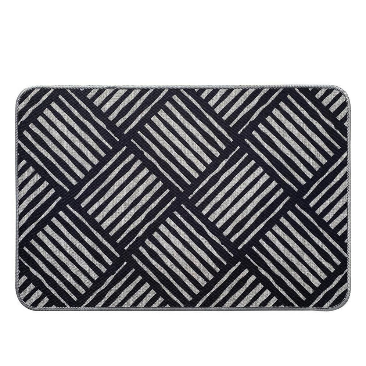 LUANCE Tapis /Gris à Imprimés 40x60cm Africa