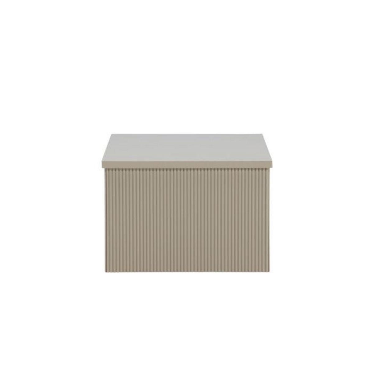 Paris Prix Table Basse Nervurée  Lenox  80cm Beige