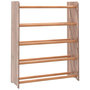 Voir la diapositive 2 : VIDAXL Etagere a chaussures Marron 65x24x81 cm Bois d'ingenierie